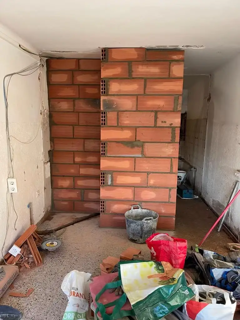 Reformas integrales · Durante la obra